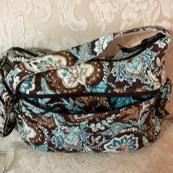 Vera Bradley fabric paisley floral purse - Picture 2 of 15